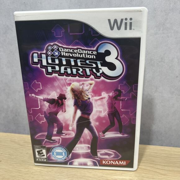 Dance Dance Revolution Hottest Party 3 (Nintendo Wii, 2009) CIB, Tested!! - Picture 1 of 5